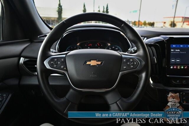 2023 Chevrolet Traverse LT / AWD / Auto Start / Power & Heated Leather Seats / Heated Steering Wheel / Lane Departure & Blind Spot / Rear Captain Chairs / 3rd Row / Apple CarPlay & Android Auto / Back Up Camera / 1-Owner Anchorage AK