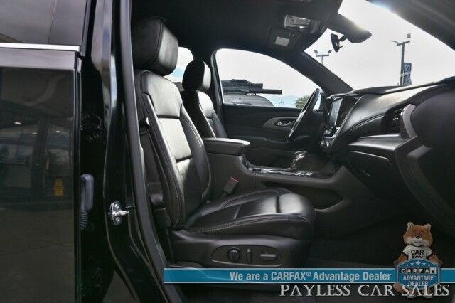 2023 Chevrolet Traverse LT / AWD / Auto Start / Power & Heated Leather Seats / Heated Steering Wheel / Lane Departure & Blind Spot / Rear Captain Chairs / 3rd Row / Apple CarPlay & Android Auto / Back Up Camera / 1-Owner Anchorage AK