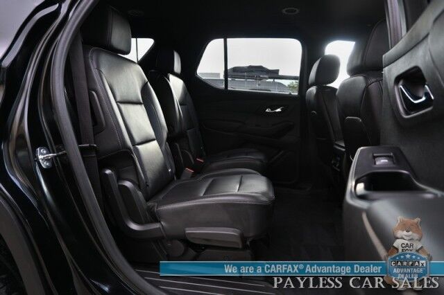2023 Chevrolet Traverse LT / AWD / Auto Start / Power & Heated Leather Seats / Heated Steering Wheel / Lane Departure & Blind Spot / Rear Captain Chairs / 3rd Row / Apple CarPlay & Android Auto / Back Up Camera / 1-Owner Anchorage AK