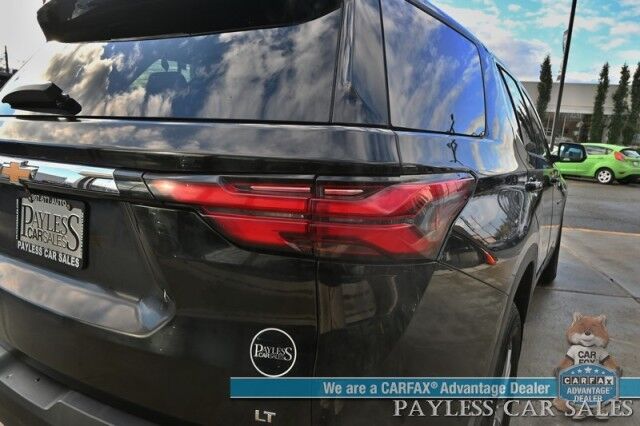 2023 Chevrolet Traverse LT / AWD / Auto Start / Power & Heated Leather Seats / Heated Steering Wheel / Lane Departure & Blind Spot / Rear Captain Chairs / 3rd Row / Apple CarPlay & Android Auto / Back Up Camera / 1-Owner Anchorage AK