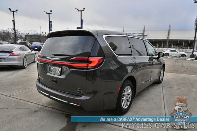 2023 Chrysler Pacifica Touring L / Auto Start / Power & Heated Leather Seats / Heated Steering / Adaptive Cruise / Lane Depart & Blind Spot Alert / Apple CarPlay & Android Auto / Back Up Cam / 3rd Row / Seats 7 / Block Heater / 1-Owner Anchorage AK