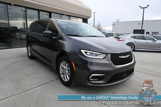 2023 Chrysler Pacifica Touring L / Auto Start / Power & Heated Leather Seats / Heated Steering / Adaptive Cruise / Lane Depart & Blind Spot Alert / Apple CarPlay & Android Auto / Back Up Cam / 3rd Row / Seats 7 / Block Heater / 1-Owner Anchorage AK
