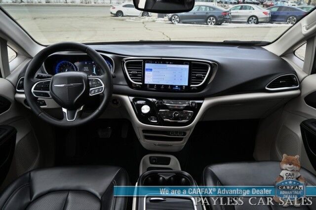 2023 Chrysler Pacifica Touring L / Auto Start / Power & Heated Leather Seats / Heated Steering / Adaptive Cruise / Lane Depart & Blind Spot Alert / Apple CarPlay & Android Auto / Back Up Cam / 3rd Row / Seats 7 / Block Heater / 1-Owner Anchorage AK