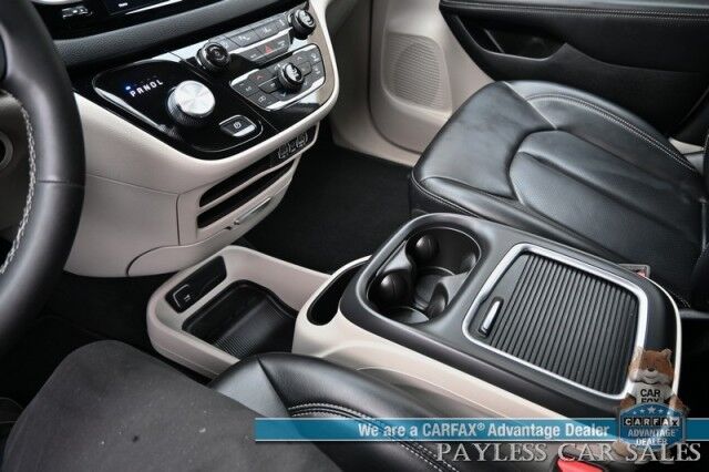 2023 Chrysler Pacifica Touring L / Auto Start / Power & Heated Leather Seats / Heated Steering / Adaptive Cruise / Lane Depart & Blind Spot Alert / Apple CarPlay & Android Auto / Back Up Cam / 3rd Row / Seats 7 / Block Heater / 1-Owner Anchorage AK