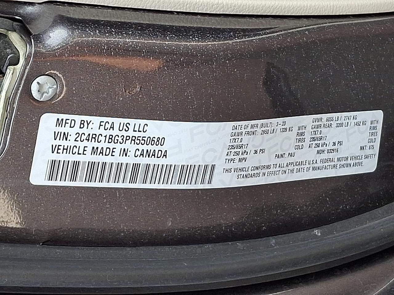 2023 Chrysler Pacifica Touring L Vineland NJ