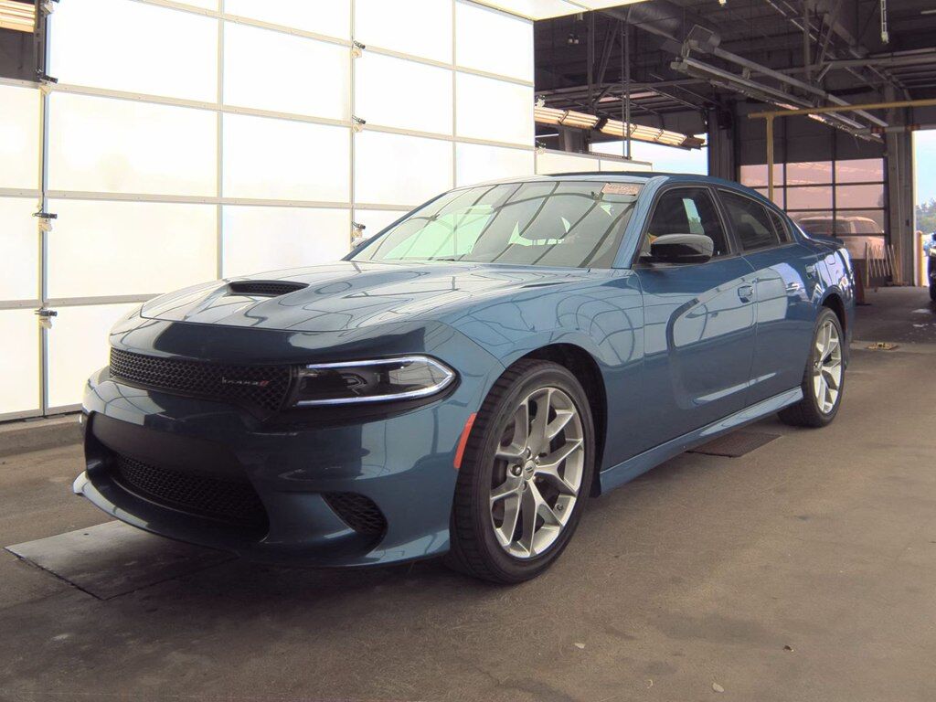 Sedan 2023 DODGE CHARGER BLUE 3.6L 6 Cyl Rear Wheel Drive GT KBB VALUE 30K WOW