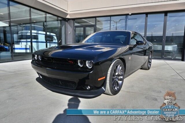 2023 Dodge Challenger R/T Scat Pack Last Call / Plus Pkg / AutoStart / Heated & Cooled Leather Seats / Heated Steering Wheel / Harman Kardon Speakers / Apple CarPlay & Android Auto / Keyless Entry & Start / Low Miles / 1-Owner Anchorage AK