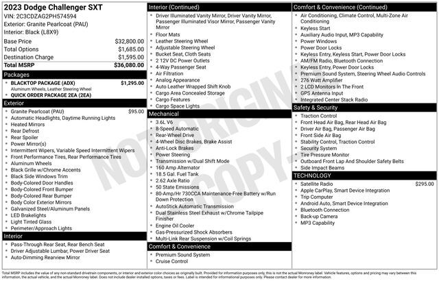 2023 Dodge Challenger SXT Raleigh NC