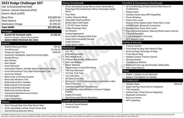 2023 Dodge Challenger SXT Raleigh NC