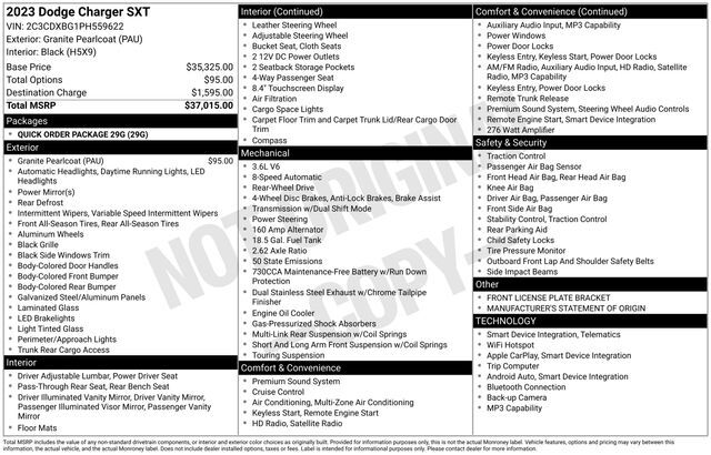 2023 Dodge Charger SXT Raleigh NC