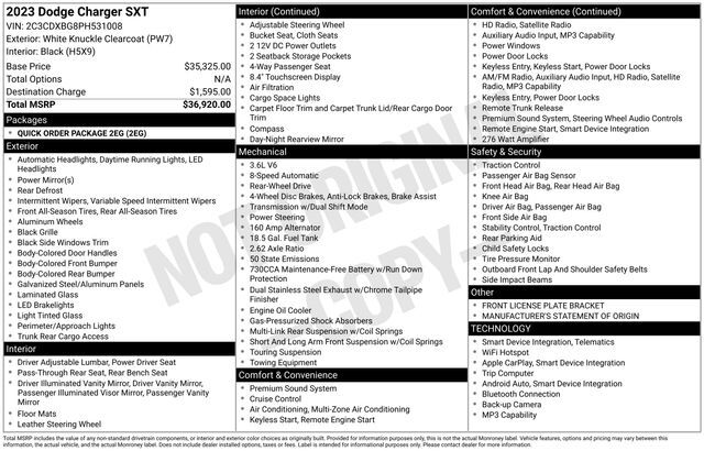 2023 Dodge Charger SXT Raleigh NC