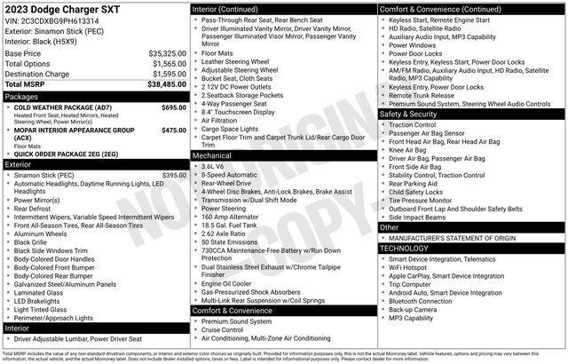 2023 Dodge Charger SXT Raleigh NC