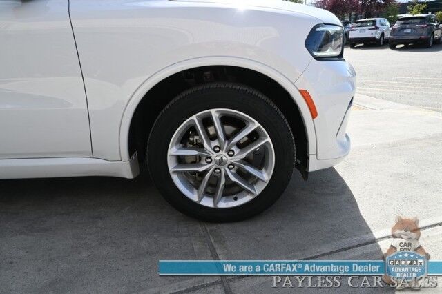 2023 Dodge Durango GT / AWD / AutoStart / Plus Pkg / Heated & Cooled Leather Seats / Heated Steering Wheel / Sunroof / NAV / Alpine Speakers / Blind Spot Alert / Apple CarPlay & Android Auto / Third Row / Seats 7 / Tow Pkg / 1-Owner Anchorage AK