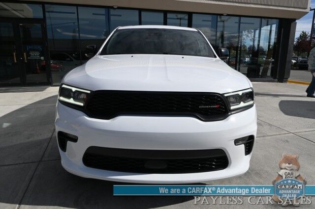2023 Dodge Durango GT / AWD / AutoStart / Plus Pkg / Heated & Cooled Leather Seats / Heated Steering Wheel / Sunroof / NAV / Alpine Speakers / Blind Spot Alert / Apple CarPlay & Android Auto / Third Row / Seats 7 / Tow Pkg / 1-Owner Anchorage AK