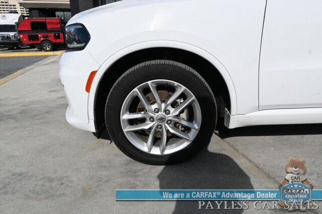 2023 Dodge Durango GT / AWD / AutoStart / Plus Pkg / Heated & Cooled Leather Seats / Heated Steering Wheel / Sunroof / NAV / Alpine Speakers / Blind Spot Alert / Apple CarPlay & Android Auto / Third Row / Seats 7 / Tow Pkg / 1-Owner Anchorage AK