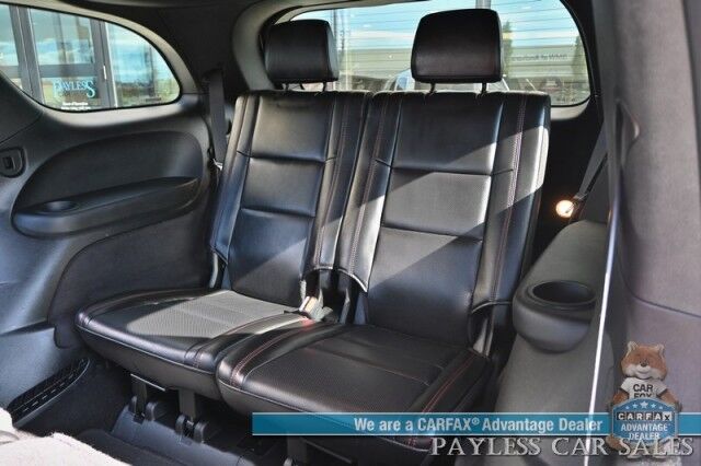 2023 Dodge Durango GT / AWD / AutoStart / Plus Pkg / Heated & Cooled Leather Seats / Heated Steering Wheel / Sunroof / NAV / Alpine Speakers / Blind Spot Alert / Apple CarPlay & Android Auto / Third Row / Seats 7 / Tow Pkg / 1-Owner Anchorage AK