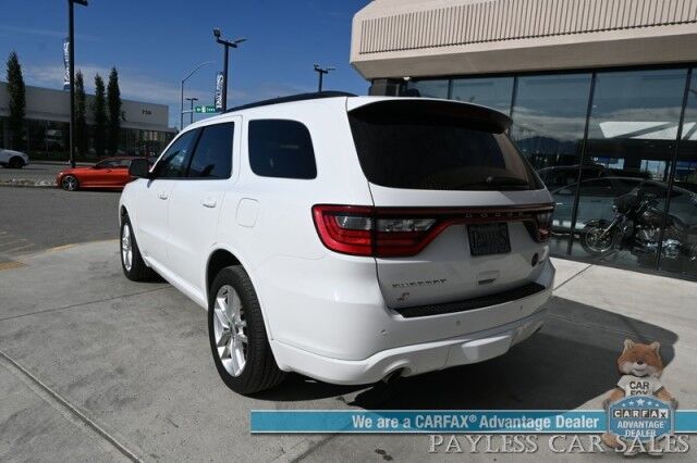 2023 Dodge Durango GT / AWD / AutoStart / Plus Pkg / Heated & Cooled Leather Seats / Heated Steering Wheel / Sunroof / NAV / Alpine Speakers / Blind Spot Alert / Apple CarPlay & Android Auto / Third Row / Seats 7 / Tow Pkg / 1-Owner Anchorage AK