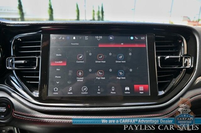 2023 Dodge Durango GT / AWD / AutoStart / Plus Pkg / Heated & Cooled Leather Seats / Heated Steering Wheel / Sunroof / NAV / Alpine Speakers / Blind Spot Alert / Apple CarPlay & Android Auto / Third Row / Seats 7 / Tow Pkg / 1-Owner Anchorage AK