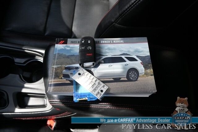 2023 Dodge Durango GT Plus / AWD / AutoStart / Heated & Cooled Leather Seats / Heated Steering Wheel / Sunroof / Navigation / Alpine Speakers / Blind Spot Alert / Keyless Entry & Start / 3rd Row / Seats 7 / Tow Pkg / 1-Owner Anchorage AK