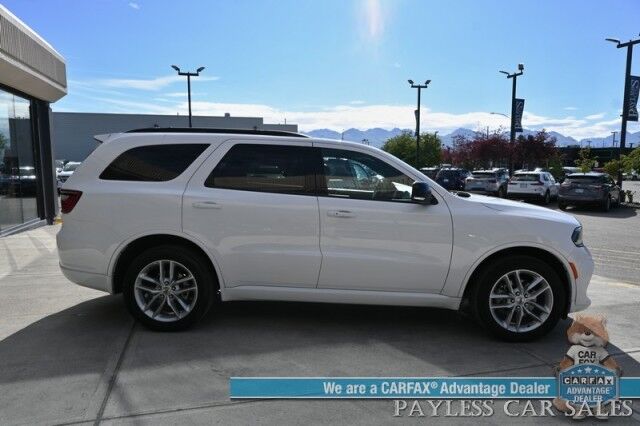2023 Dodge Durango GT Plus / AWD / AutoStart / Plus Pkg / Heated & Cooled Leather Seats / Heated Steering Wheel / Sunroof / NAV / Alpine Speakers / Blind Spot Alert / Apple CarPlay & Android Auto / Third Row / Seats 7 / Tow Pkg / 1-Owner Anchorage AK
