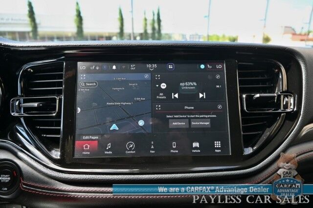 2023 Dodge Durango GT Plus / AWD / AutoStart / Plus Pkg / Heated & Cooled Leather Seats / Heated Steering Wheel / Sunroof / NAV / Alpine Speakers / Blind Spot Alert / Apple CarPlay & Android Auto / Third Row / Seats 7 / Tow Pkg / 1-Owner Anchorage AK