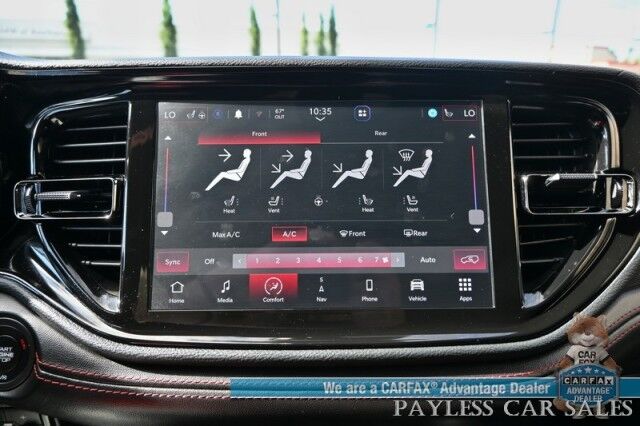 2023 Dodge Durango GT Plus / AWD / AutoStart / Plus Pkg / Heated & Cooled Leather Seats / Heated Steering Wheel / Sunroof / NAV / Alpine Speakers / Blind Spot Alert / Apple CarPlay & Android Auto / Third Row / Seats 7 / Tow Pkg / 1-Owner Anchorage AK