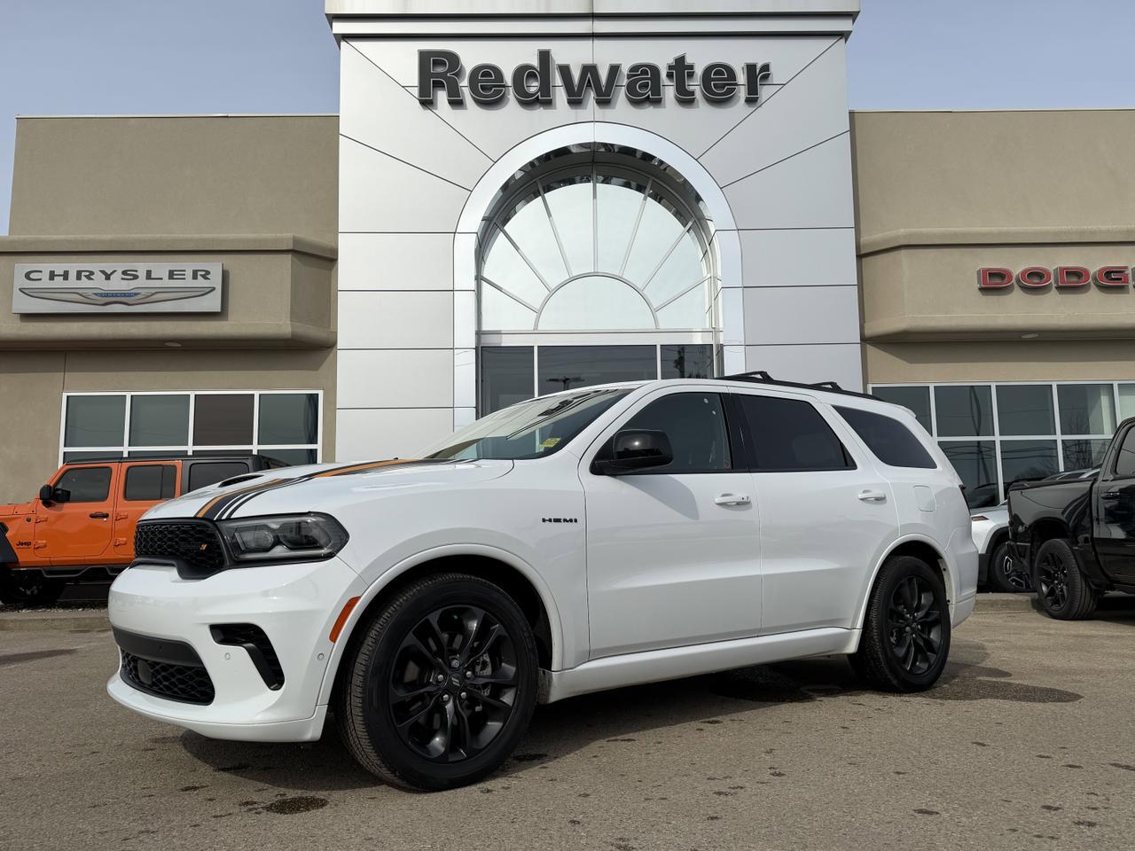 2023 Dodge Durango R/T Hemi Orange AWD | Low KMs | V8 | 6 Passenger | Sunroof | NAV | Heated Vented Seats