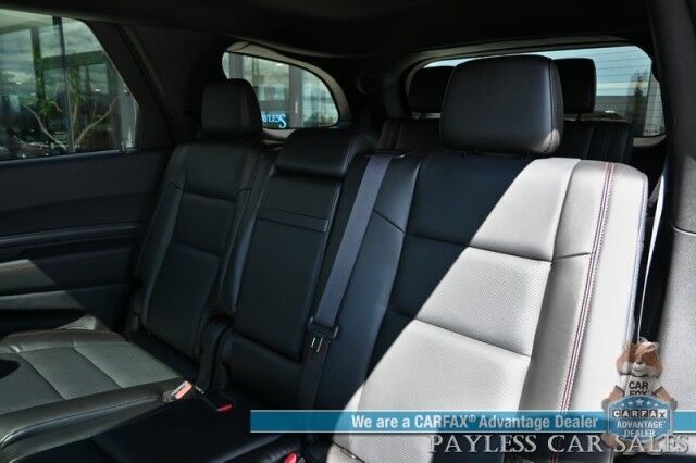 2023 Dodge Durango R/T Plus / 4X4 / Auto Start / Blacktop Pkg / Heated & Cooled Leather Seats / Heated Steering / NAV / Sunroof / Adaptive Cruise & Blind Spot / Apple CarPlay & Android Auto / 3rd Row / Tow Pkg / 1-Owner / Only 4K Miles Anchorage AK