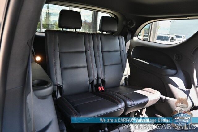 2023 Dodge Durango R/T Plus / 4X4 / Auto Start / Blacktop Pkg / Heated & Cooled Leather Seats / Heated Steering / NAV / Sunroof / Adaptive Cruise & Blind Spot / Apple CarPlay & Android Auto / 3rd Row / Tow Pkg / 1-Owner / Only 4K Miles Anchorage AK