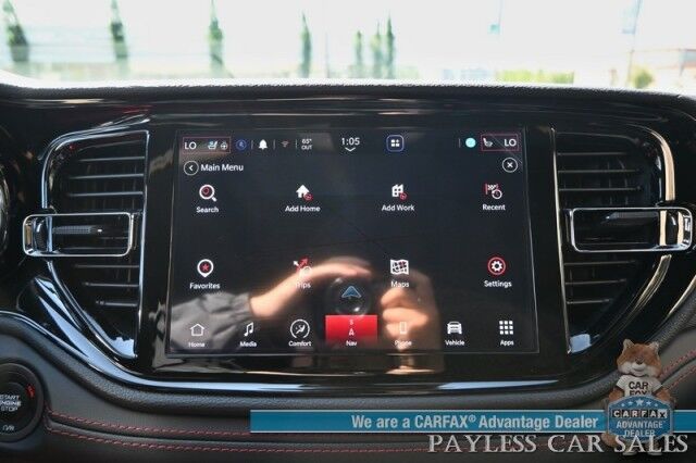 2023 Dodge Durango R/T Plus / 4X4 / Auto Start / Blacktop Pkg / Heated & Cooled Leather Seats / Heated Steering / NAV / Sunroof / Adaptive Cruise & Blind Spot / Apple CarPlay & Android Auto / 3rd Row / Tow Pkg / 1-Owner / Only 4K Miles Anchorage AK