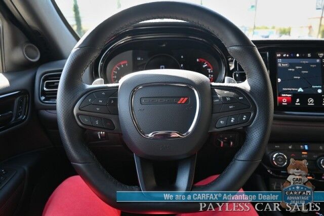 2023 Dodge Durango R/T Plus / 4X4 / Auto Start / Blacktop Pkg / Heated & Cooled Leather Seats / Heated Steering / NAV / Sunroof / Adaptive Cruise & Blind Spot / Apple CarPlay & Android Auto / 3rd Row / Tow Pkg / 1-Owner / Only 4K Miles Anchorage AK