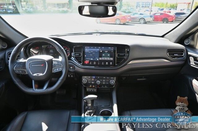 2023 Dodge Durango R/T Plus / 4X4 / Auto Start / Blacktop Pkg / Heated & Cooled Leather Seats / Heated Steering / NAV / Sunroof / Adaptive Cruise & Blind Spot / Apple CarPlay & Android Auto / 3rd Row / Tow Pkg / 1-Owner / Only 4K Miles Anchorage AK