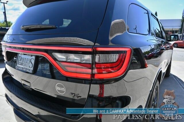 2023 Dodge Durango R/T Plus / 4X4 / Auto Start / Blacktop Pkg / Heated & Cooled Leather Seats / Heated Steering / NAV / Sunroof / Adaptive Cruise & Blind Spot / Apple CarPlay & Android Auto / 3rd Row / Tow Pkg / 1-Owner / Only 4K Miles Anchorage AK