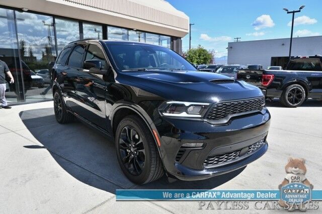 2023 Dodge Durango R/T Plus / 4X4 / Auto Start / Blacktop Pkg / Heated & Cooled Leather Seats / Heated Steering / NAV / Sunroof / Adaptive Cruise & Blind Spot / Apple CarPlay & Android Auto / 3rd Row / Tow Pkg / 1-Owner / Only 4K Miles Anchorage AK