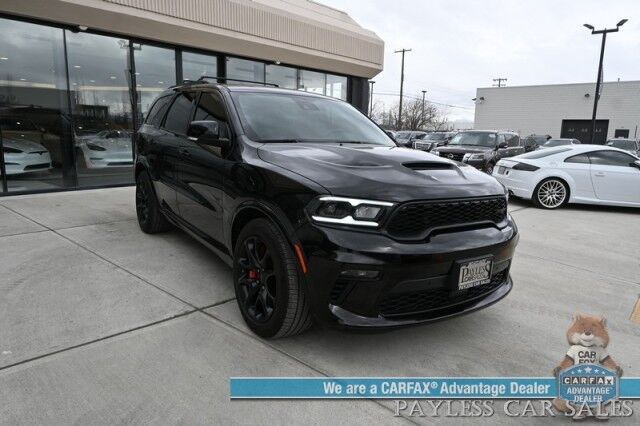 2023 Dodge Durango SRT 392 Premium / AWD / Black Pkg / Auto Start / Heated & Cooled Leather Seats / Sunroof / NAV / Harman Kardon / Adaptive Cruise / Lane Departure & Blind Spot / 3rd Row / Seats 6 / Tow Pkg / 1-Owner Anchorage AK