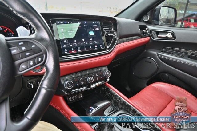 2023 Dodge Durango SRT 392 Premium / AWD / Black Pkg / Auto Start / Heated & Cooled Leather Seats / Sunroof / NAV / Harman Kardon / Adaptive Cruise / Lane Departure & Blind Spot / 3rd Row / Seats 6 / Tow Pkg / 1-Owner Anchorage AK