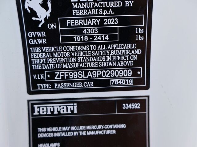 2023 Ferrari 296 GTB Base Oshkosh WI