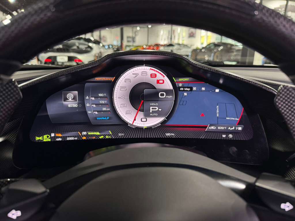 2023 Ferrari 296 GTB Grigio Scuro paint, Daytona seats, JBL audio, suspension lifter, front driving camera AND MUCH MORE! Fort Lauderdale FL