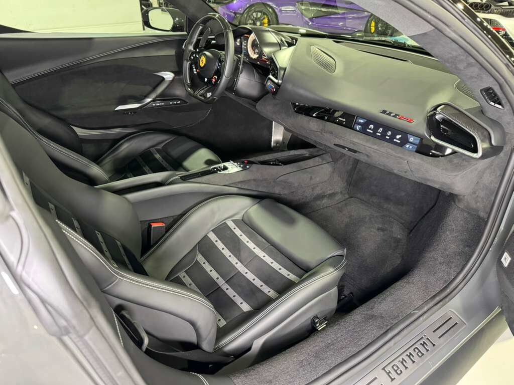2023 Ferrari 296 GTB Grigio Scuro paint, Daytona seats, JBL audio, suspension lifter, front driving camera AND MUCH MORE! Fort Lauderdale FL