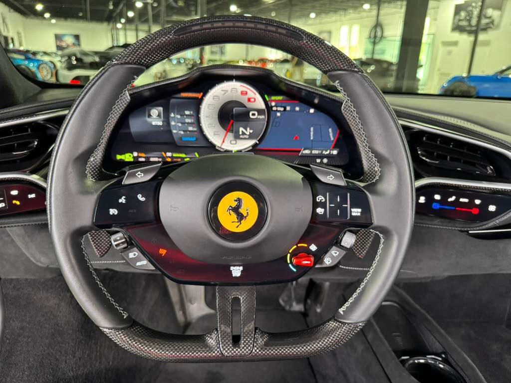 2023 Ferrari 296 GTB Grigio Scuro paint, Daytona seats, JBL audio, suspension lifter, front driving camera AND MUCH MORE! Fort Lauderdale FL