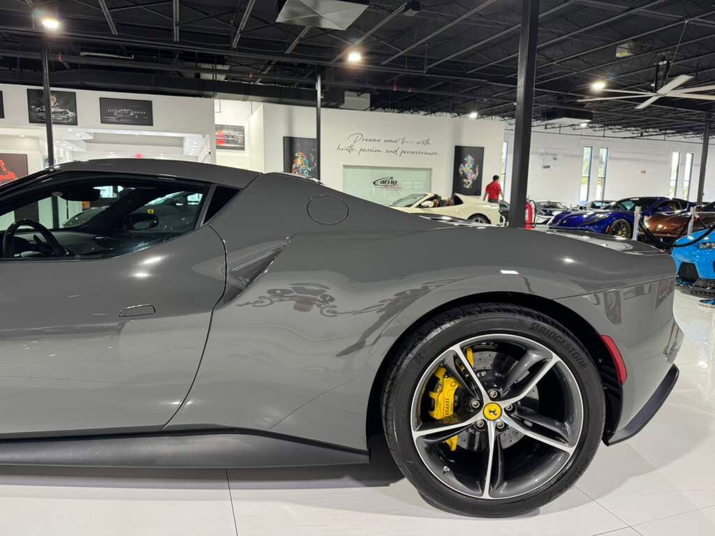 2023 Ferrari 296 GTB Grigio Scuro paint, Daytona seats, JBL audio, suspension lifter, front driving camera AND MUCH MORE! Fort Lauderdale FL