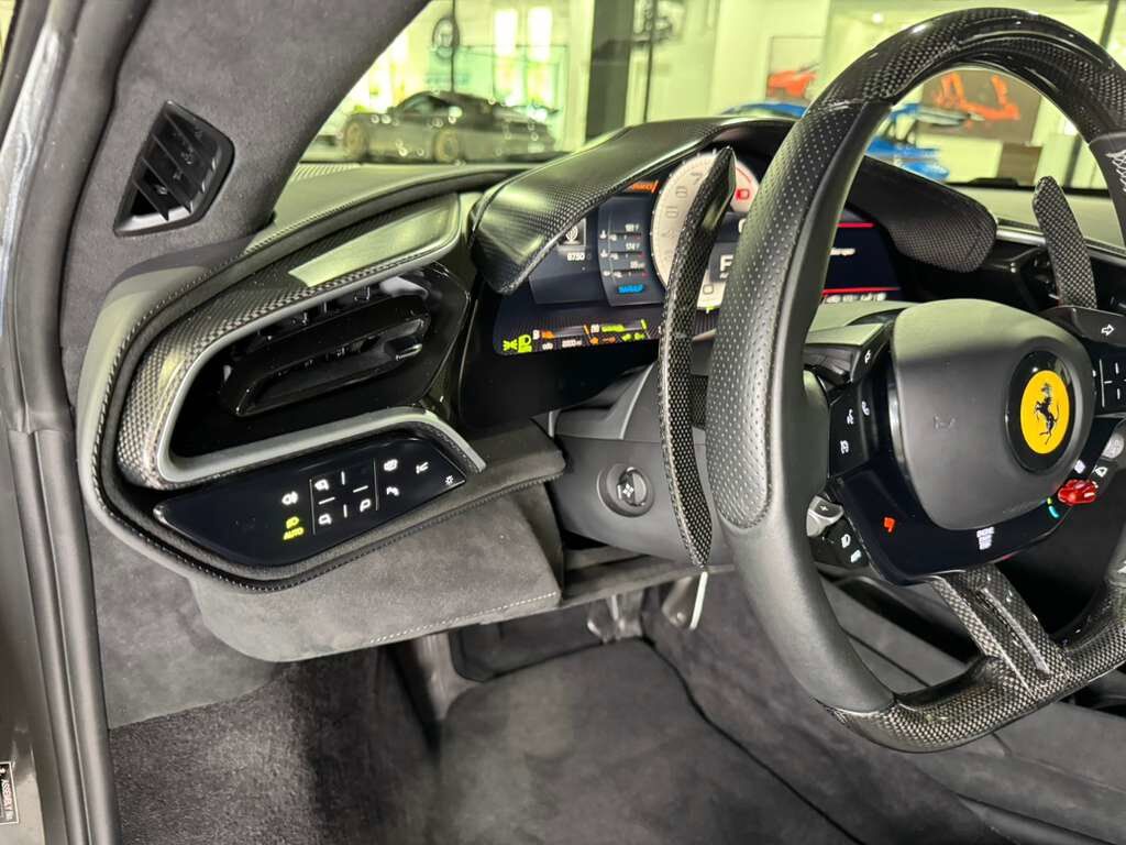 2023 Ferrari 296 GTB Grigio Scuro paint, Daytona seats, JBL audio, suspension lifter, front driving camera AND MUCH MORE! Fort Lauderdale FL
