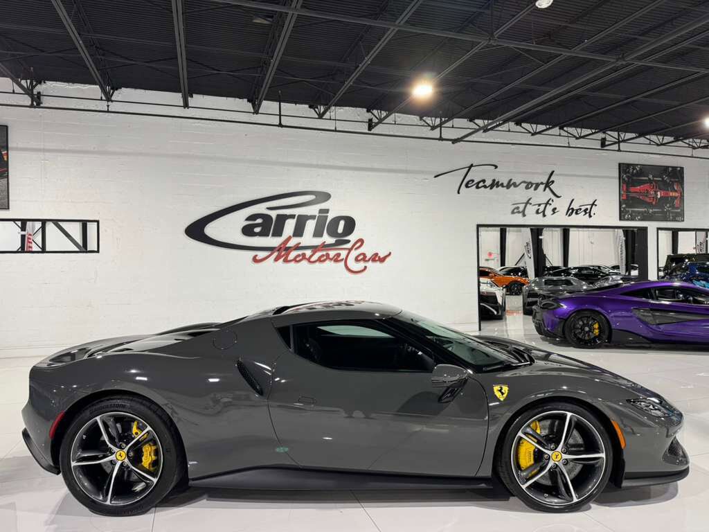 2023 Ferrari 296 GTB Grigio Scuro paint, Daytona seats, JBL audio, suspension lifter, front driving camera AND MUCH MORE! Fort Lauderdale FL