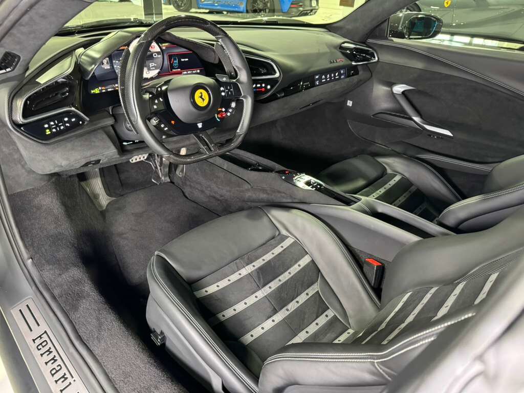 2023 Ferrari 296 GTB Grigio Scuro paint, Daytona seats, JBL audio, suspension lifter, front driving camera AND MUCH MORE! Fort Lauderdale FL