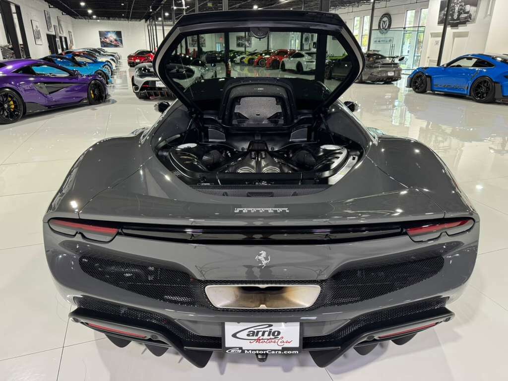 2023 Ferrari 296 GTB Grigio Scuro paint, Daytona seats, JBL audio, suspension lifter, front driving camera AND MUCH MORE! Fort Lauderdale FL