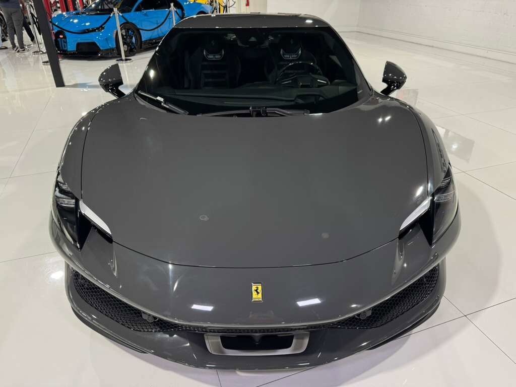 2023 Ferrari 296 GTB Grigio Scuro paint, Daytona seats, JBL audio, suspension lifter, front driving camera AND MUCH MORE! Fort Lauderdale FL