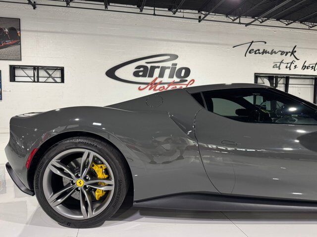 2023 Ferrari 296 GTB Grigio Scuro paint, front lifter, matte grey wheels, carplay, surround view, interior carbon & MORE! Fort Lauderdale FL
