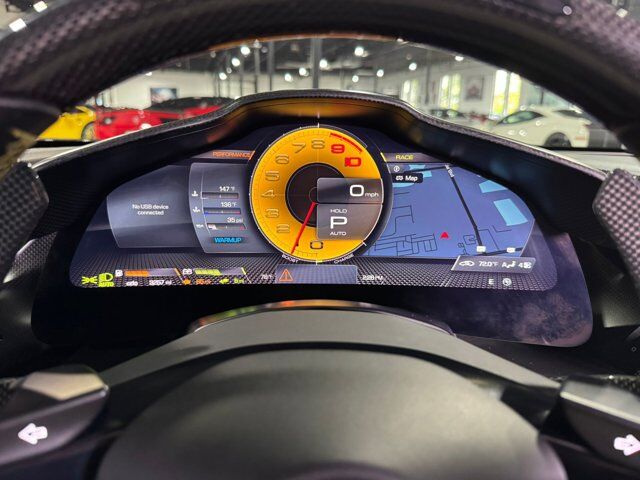 2023 Ferrari 296 GTB Grigio Scuro paint, front lifter, matte grey wheels, carplay, surround view, interior carbon & MORE! Fort Lauderdale FL