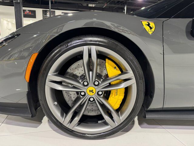 2023 Ferrari 296 GTB Grigio Scuro paint, front lifter, matte grey wheels, carplay, surround view, interior carbon & MORE! Fort Lauderdale FL