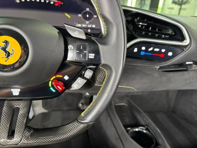 2023 Ferrari 296 GTB Grigio Scuro paint, front lifter, matte grey wheels, carplay, surround view, interior carbon & MORE! Fort Lauderdale FL